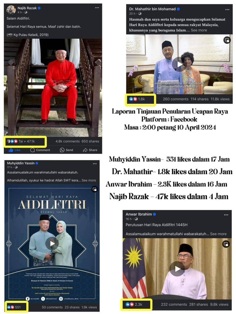 This is a clear indication of who's needed the most before PRU16. I hope ⁦<a href="/anwaribrahim/">Anwar Ibrahim</a>⁩ is smart enough.