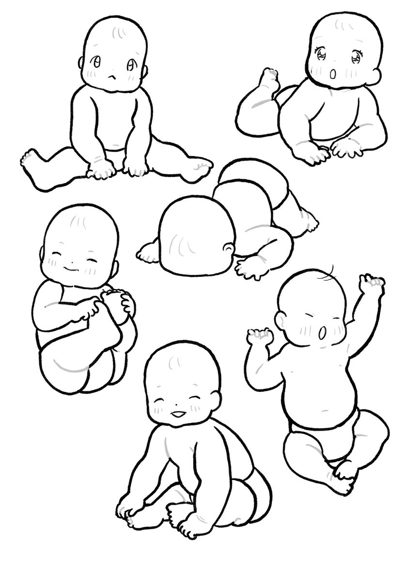What I think about when I draw babies! 