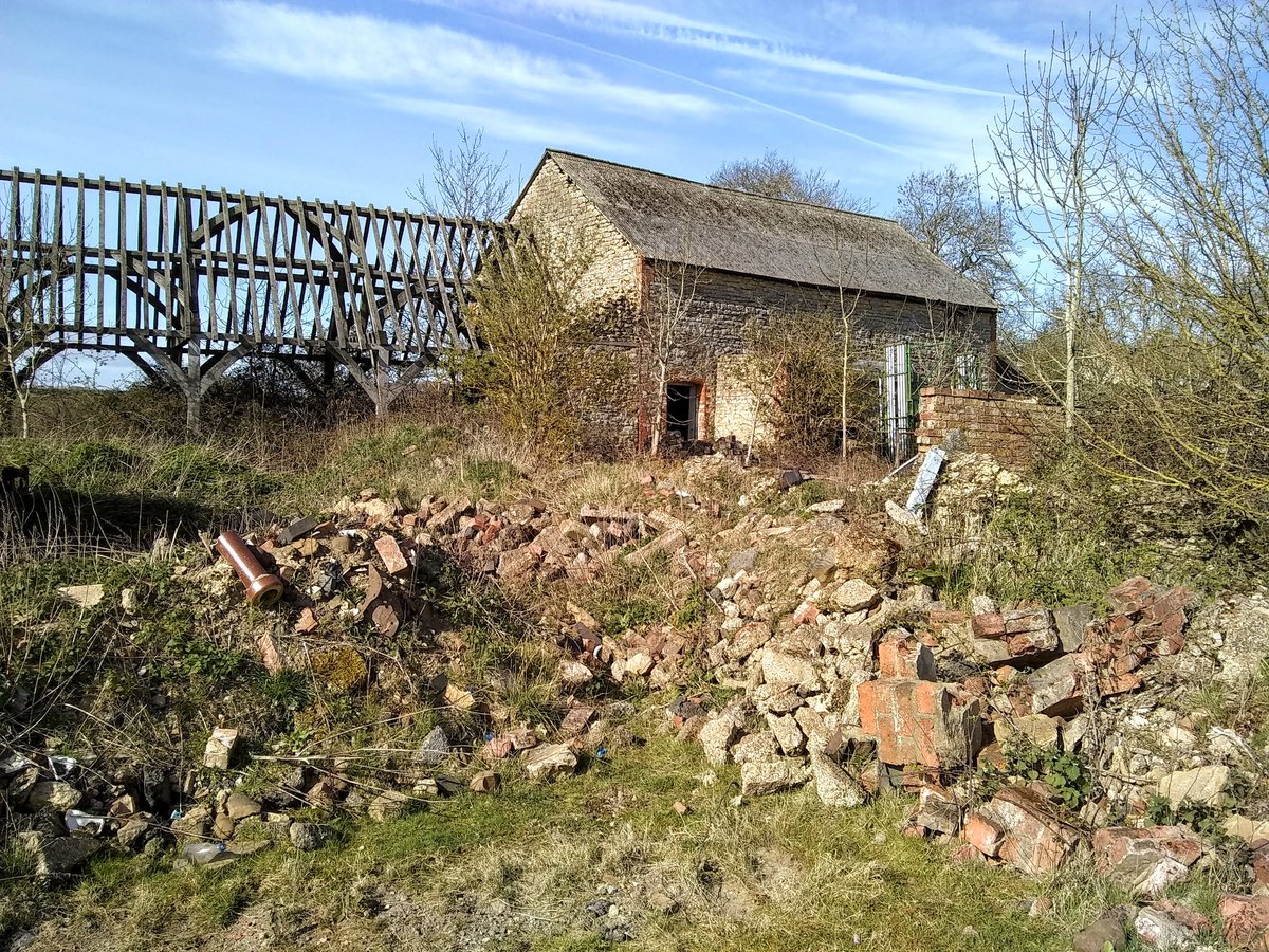 Abandoned Farm on #LostVillage site (2021) #PhilOnaBike #Abandonedplaces