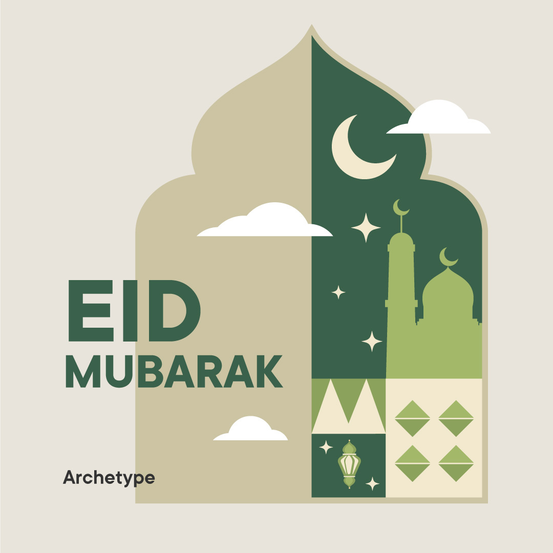 🌙✨ Happy Eid from all of us at Archetype! 🌙✨

Wishing peace, prosperity, and joy to everyone celebrating around the world. 🌟🕌
#EidMubarak #ArchetypeFamily
