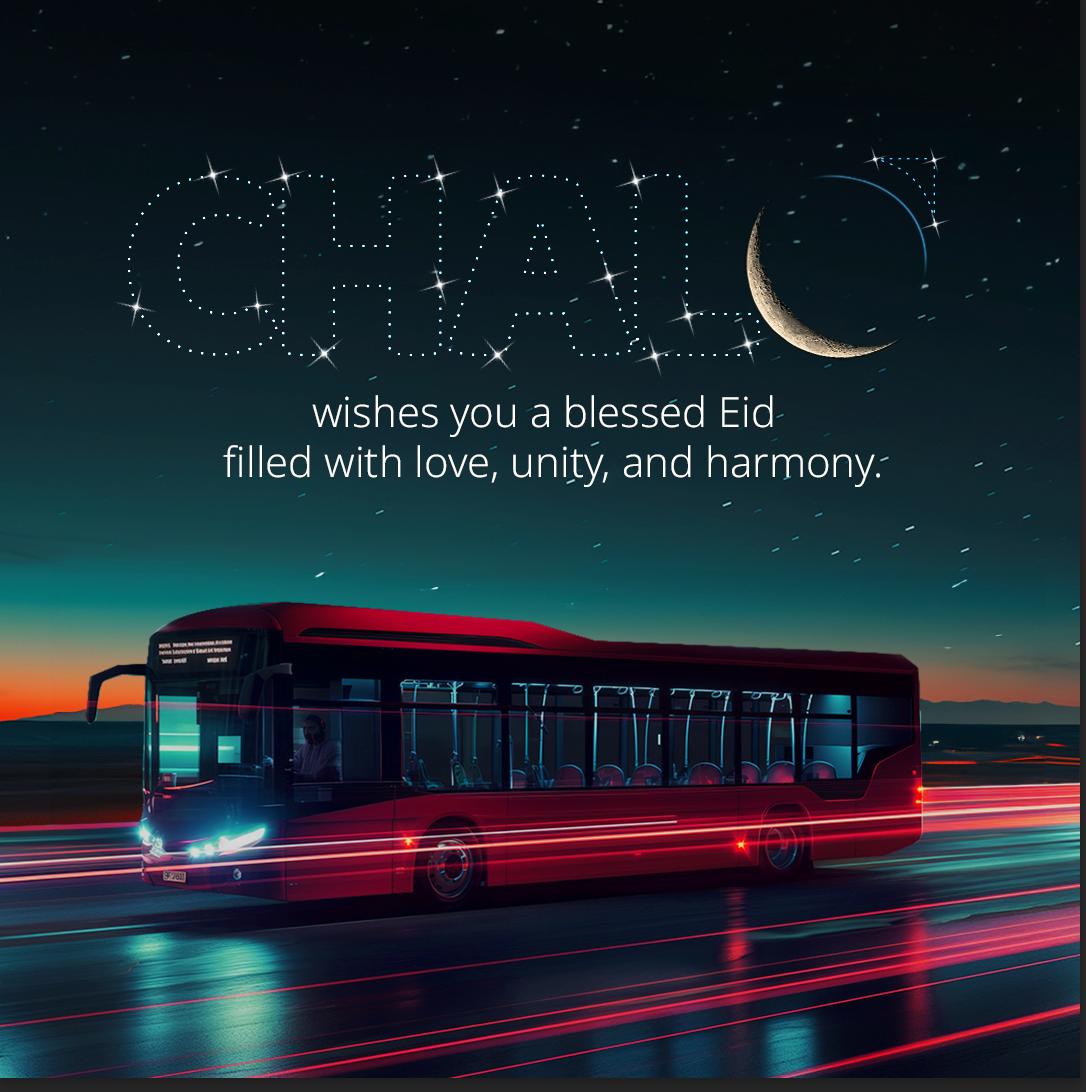 On this journey of faith and happiness, Eid Mubarak from the Chalo family. #Eidmubarak2024