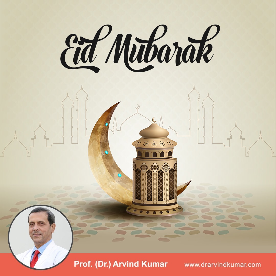 Eid Mubarak to all my wonderful patients and followers! May this blessed occasion bring joy, health, and peace to you and your loved ones. 🌙 ️ #EidMubarak #LungCareSpecialist #EidSpecial #Eid2024 #DrArvind #LungCare #Medanta