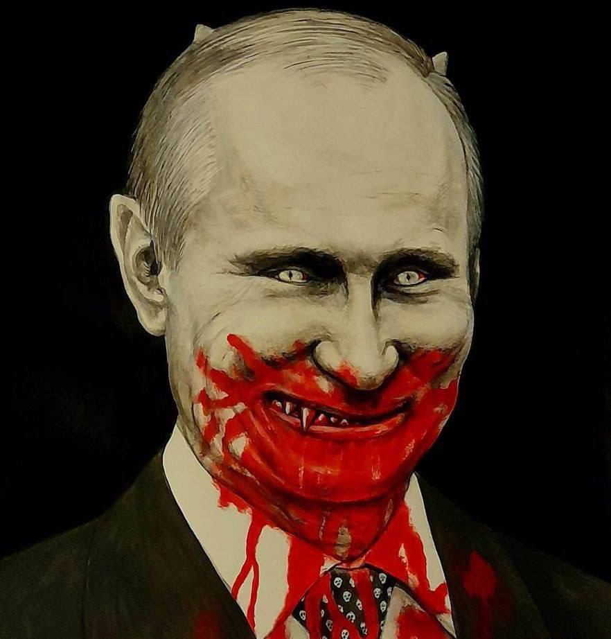 Will anyone put an end to this bastard and international criminal? @POTUS @vonderleyen @OlafScholz @EmmanuelMacron @CharlesMichel #russiaisateroriststate #GenocideOfUkrainians