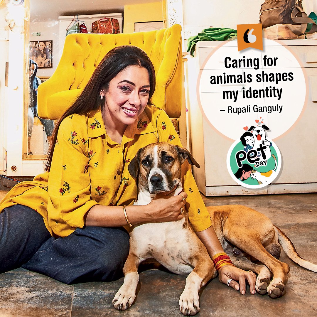 'Caring for these animals is not just a part of my life; it is my life' On #PetDay, @TheRupali shares how her furry companions on set are her source of love and comfort, and she ensures that they are well taken care of #RupaliGanguly #Anupamaa Read: shorturl.at/qxAR6