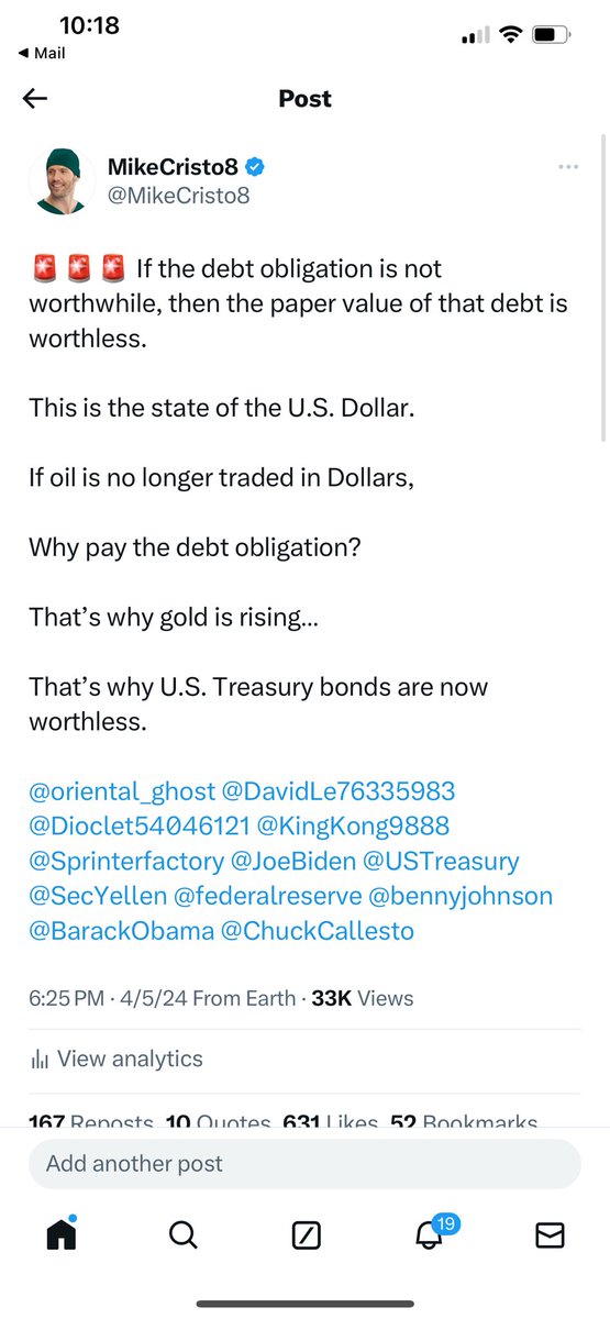 🚨🚨🚨 Basically, China is no longer trading dollars, which means U.S. Treasury bonds to BRICS (and those wanting to join BRICS) are now worthless. Japan printed Trillions (at zero rates) in yen to buy U.S. Treasury bonds and profit the spread. If the debt obligation is not…
