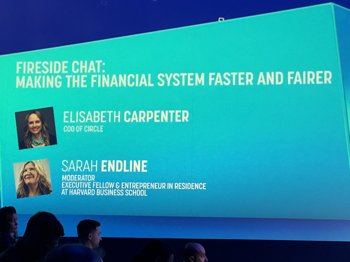 At #ParisBlockchainWeek2024, @ElisabethCarpenter from @Circle shared a bold vision: 'Money will trade faster, with no cash for our grandchildren.' 🚀 Witnessing the finance evolution firsthand is thrilling! Let's embrace this future of digital transactions together. #Sl8