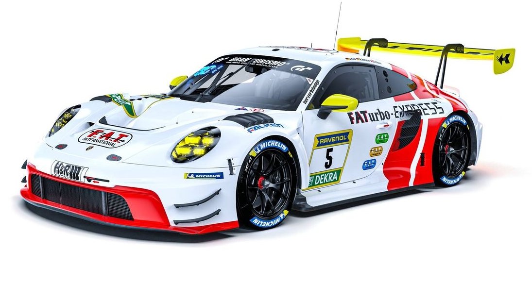 🇩🇪 HERBERTH TO FIELD F.A.T. PORSCHE: Co-owner and driver Robert Renauer is set to be joined by Matt Campbell, Vincent Kolb and Dennis Olsen in the F.A.T.-liveried Porsche 911 GT3 R of Herberth Motorsport for this year's ADAC RAVENOL 24h Nürburgring. 📸 Herberth | #IGTC #24hNBR