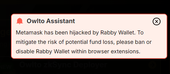 What happened to @Owlto_Finance & @Rabby_io ?