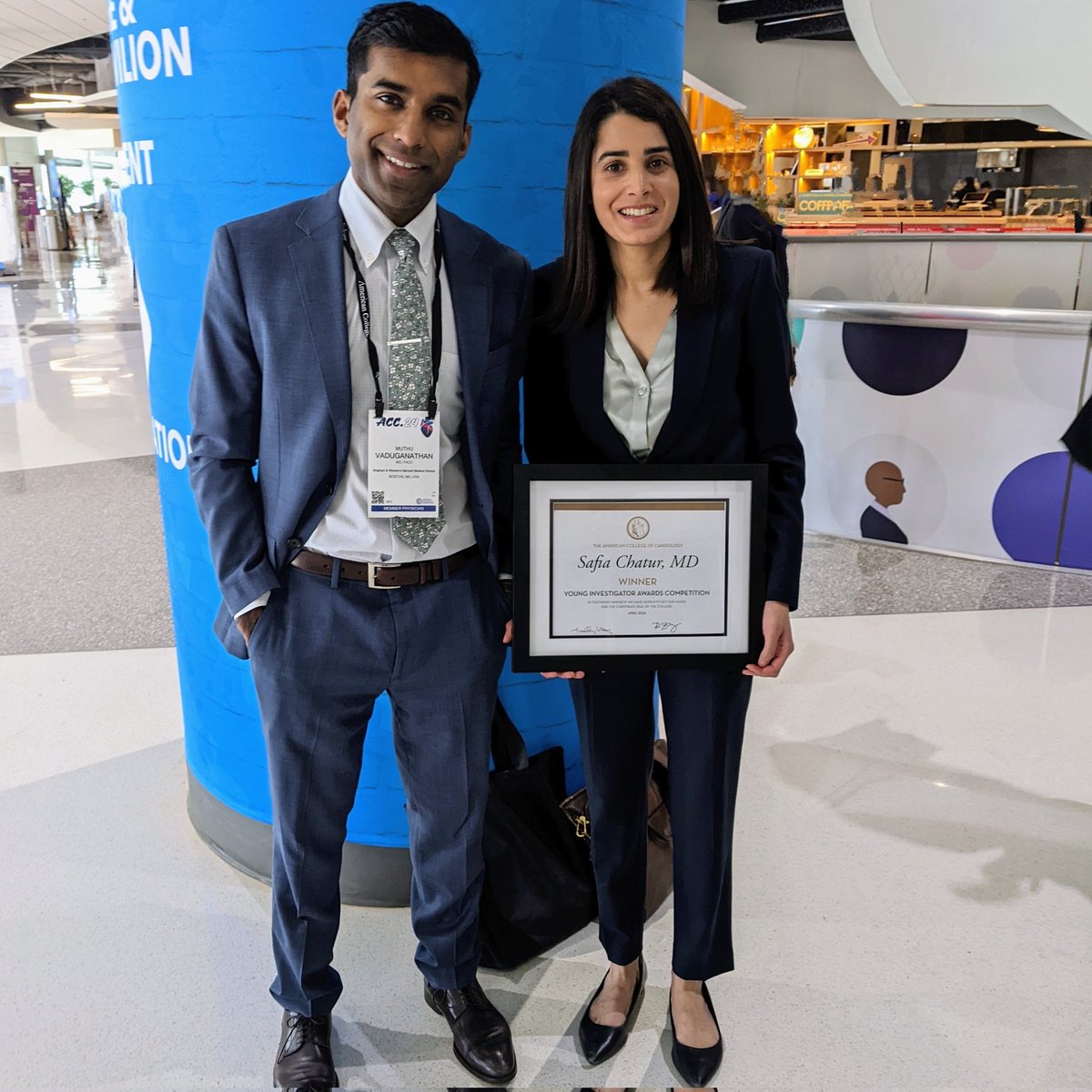 What a memorable #ACC24 sharing new science in the #YIA session and connecting with friends! Beyond grateful to @mvaduganathan for his truly exceptional mentorship!!!! #simpub with insights on #ARNI in HF across kidney risk: jacc.org/doi/10.1016/j.… #simpub