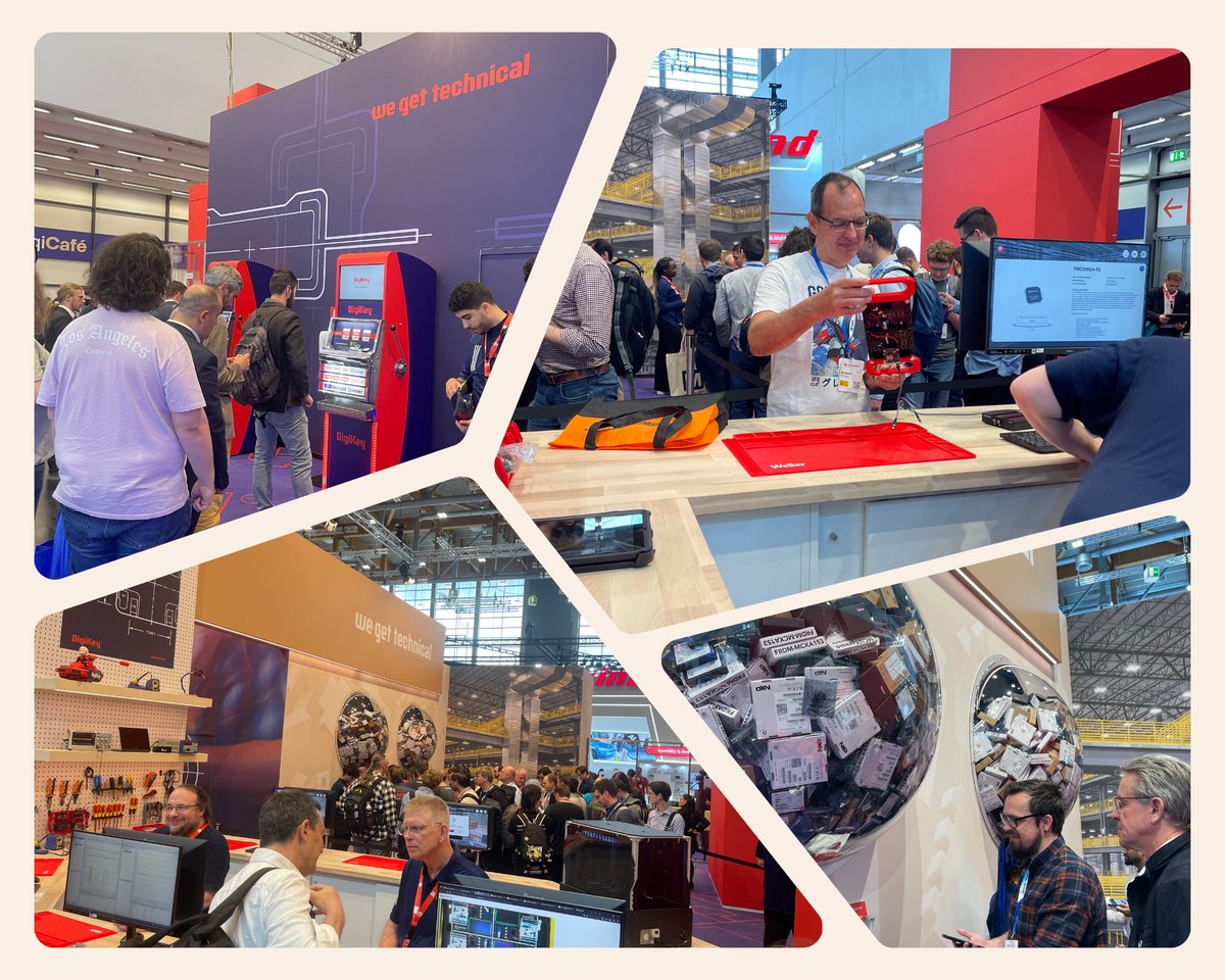 Looking back on Day 2 of @embedded_world 2024 🌎 Visit booth 4A-633 for prizes, demos, giveaways, and to meet the DigiKey team 😀 Ready for day 3? ☕ #EmbeddedWorld #EW24