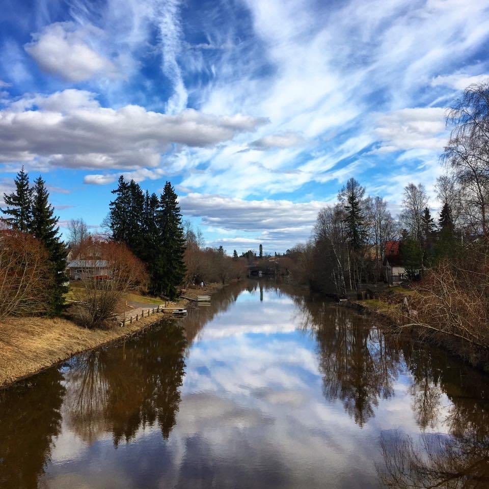 Kevätpäivä Loimijoella Loimaalla ☀️ #kevät #Loimijoki #Loimaa