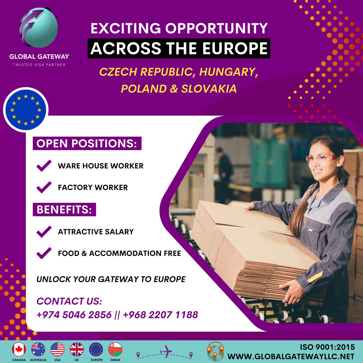 Ready for an adventure?
Explore exciting job opportunities.
Don't miss out!

𝑨𝒑𝒑𝒍𝒚 𝑵𝒐𝒘! 📦💼✨
info@globalgatewayllc.net

#GlobalGateway #MigrateAbroad #Visa #PR #Work #Immigration #AustraliaMigration #OpportunityAwaits #DownUnderDreams #Discount #ExploreAndDiscover