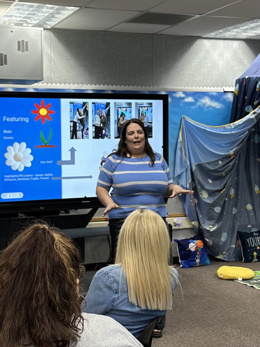 princpayne's tweet photo. Such a fantastic team!  Today we share our learning from PBVU courses, looked at data, developed goals and plans for next year! #WeArePBV #mcauliffeexplorers #winning https://t.co/z6GAojNKK6