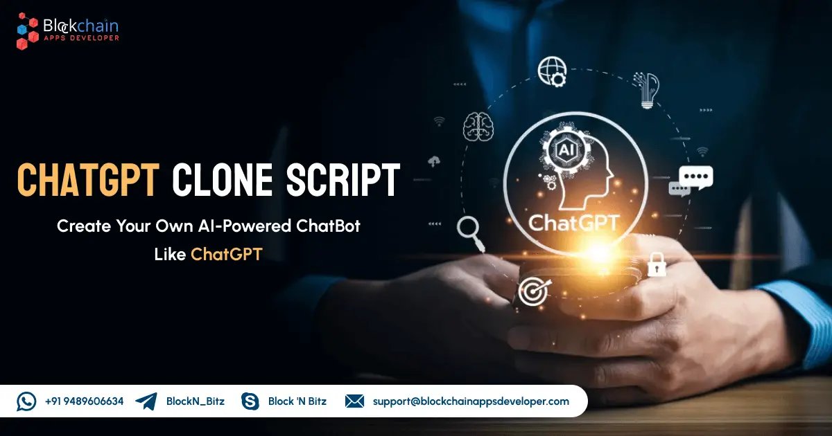 Welcome to the captivating world of #ChatGPT Clone! 

🚀 Launch Your Own AI Powered Generative Chatbot: blockchainappsdeveloper.com/chatgpt-clone

#ChatGPTClone #AIAssistant #ArtificialIntelligence #LanguageModel #VirtualAssistant #AIChatbot #SmartAssistant #AIInnovation #MachineLearning