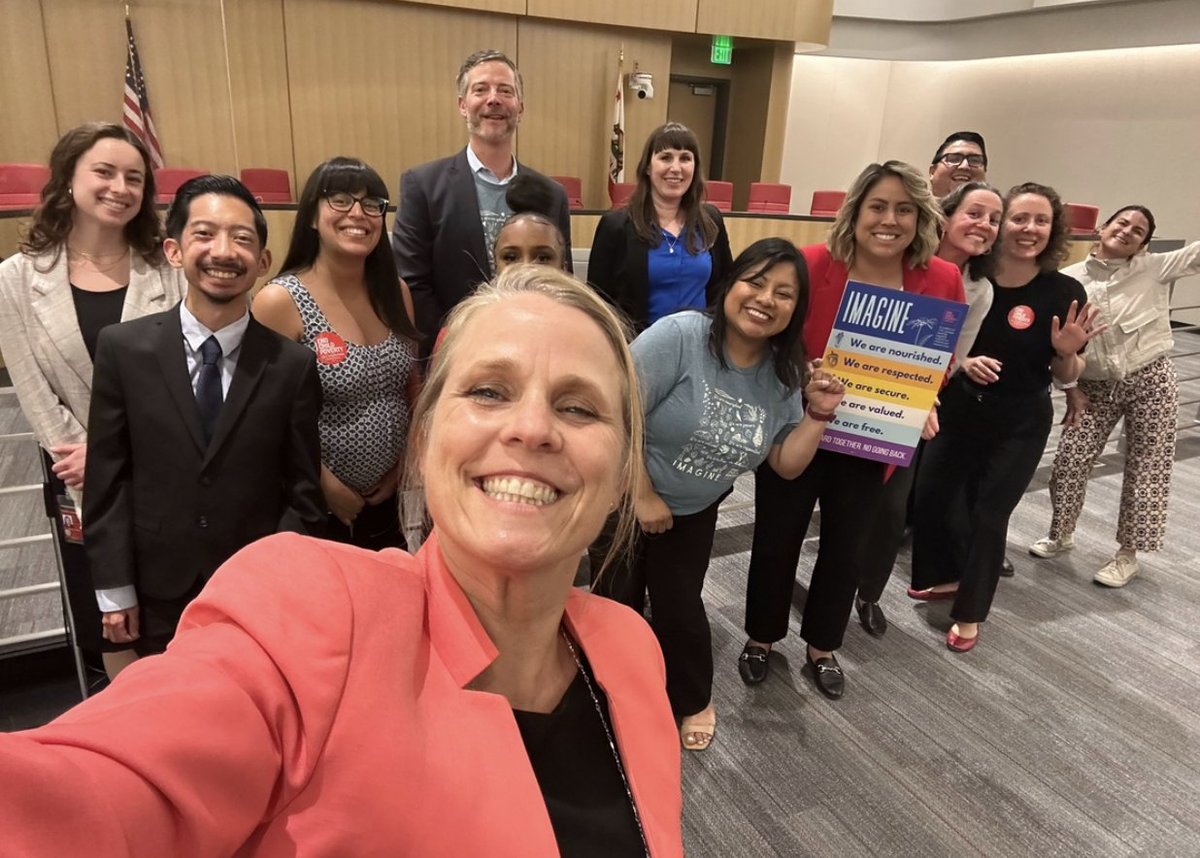 We're so EXCITED for our friend & passionate advocate @Jess_Bartholow! An original member of the #EndChildPovertyCA Task Force, Jess gives meaning to the word 'tireless'! Congratulations on your new position with @seiucalifornia, Jess!