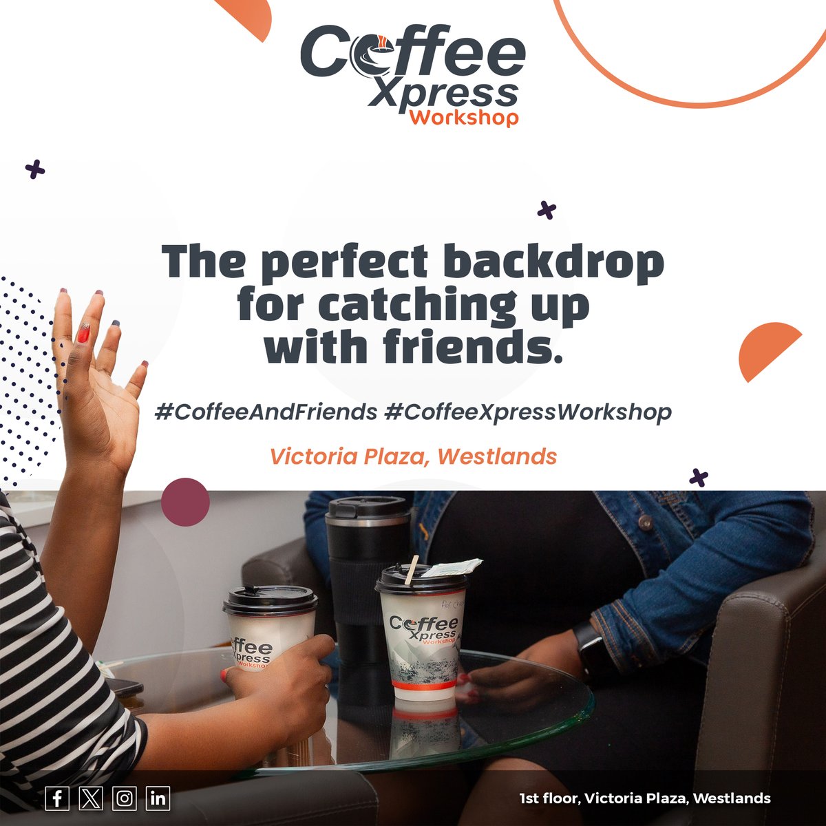Step into our cozy haven and unwind with your favourite brew.

#CoffeeAndFriends #CozyVibes #CoffeeXpressWorkshop #coffeevibes☕️ #coffeetime #coffeeshop #coffeeplacewestlands #coffeetime #coffeelover #westlandscoffeeshop #coffeedaily #coffeebreak #coffeehouse #coffeeoftheday