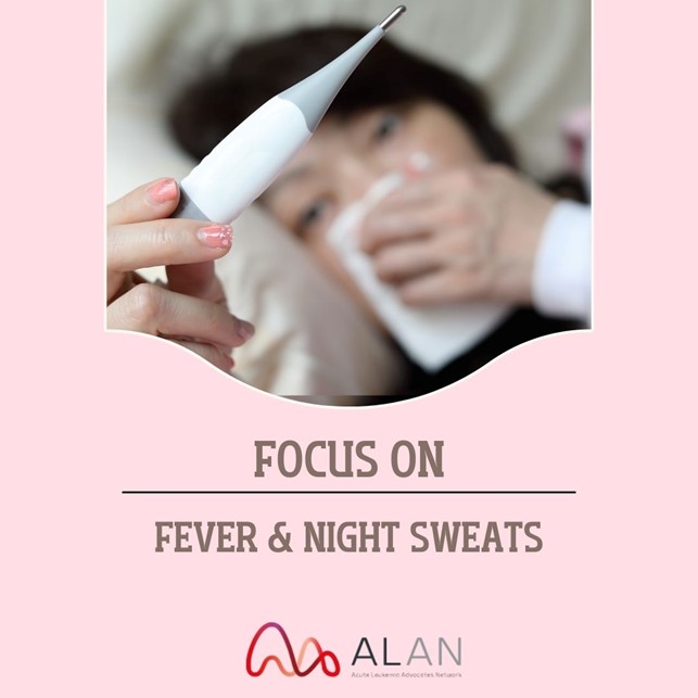 Be cautious because fever and night sweats can be very common symptoms of leukemia. Focus on the little things, early diagnosis saves lives. #Alan #symptoms #BeLeukemiaAware #beaware #FocusOnFever #FocusOnNightSweats #Fever #Sweats #April #Focus #PayAttention