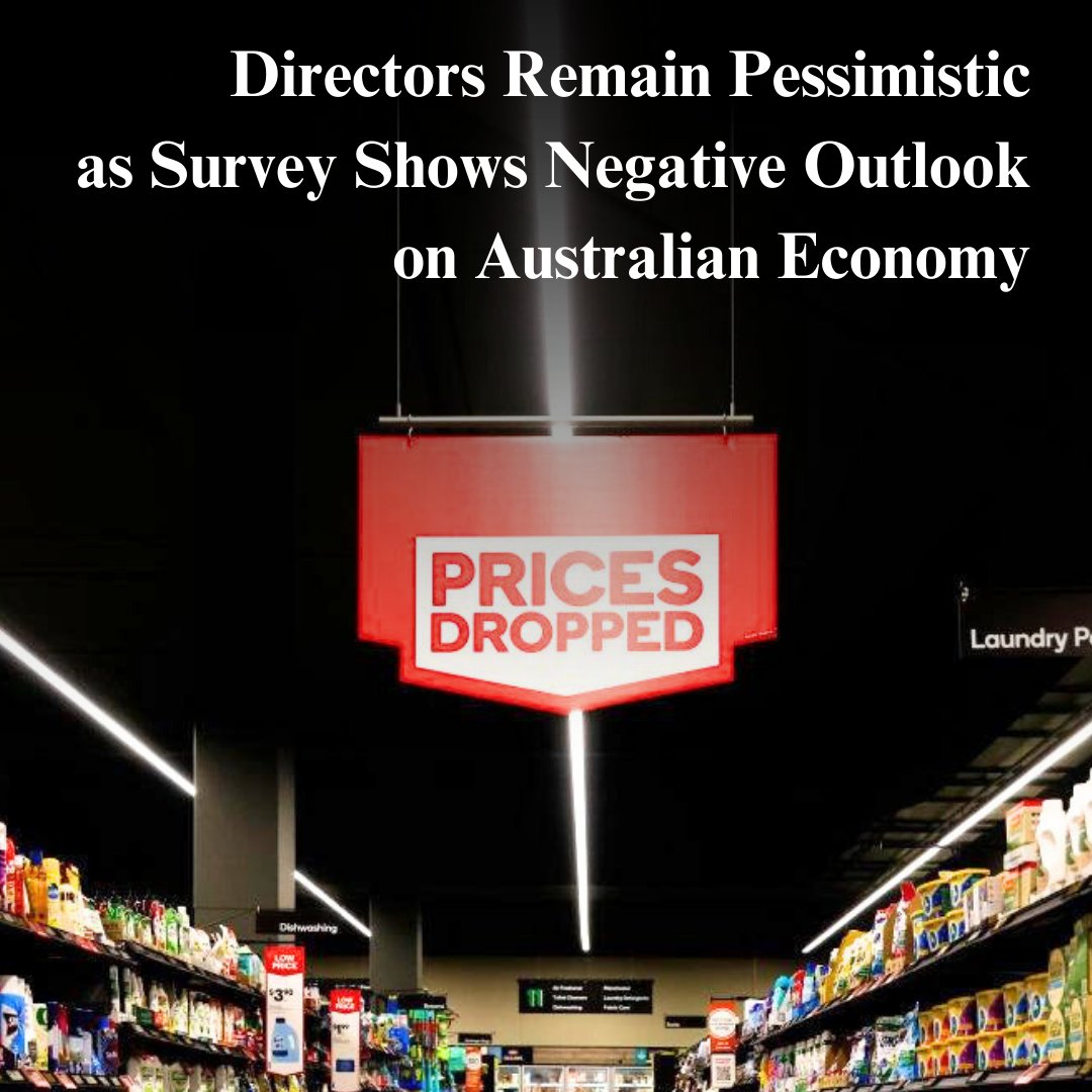 The latest survey from the Australian Institute of Company Directors (#AICD) has revealed the latest Director Sentiment Index (DSI), a statistical measure of confidence in the #Australian economy. The findings indicate a prevailing pessimistic outlook of the #economy among…