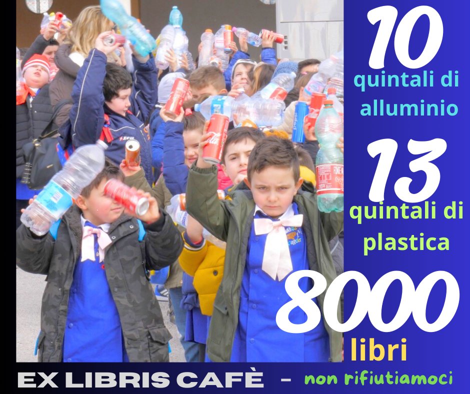 L'Italia è sommersa dai rifiuti? I bambini si divertono pulendo. Tra Salerno e Reggio Calabria, oltre 8 mila libri già! #nonrifiutiamoci