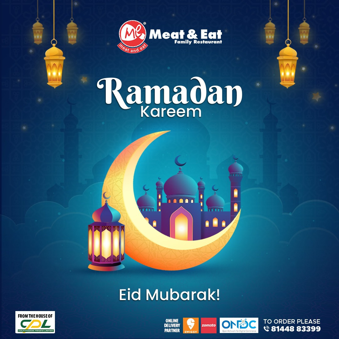 #EidMubarak #EidUlFitr #EidVibes #BlessedEid #CelebratingEid #EidAlFitr #EidGreetings #RamadanKareem #FamilyTime #EidFeast #NewClothes #EidGifts #ThankfulHeart #SpreadingJoy #Togetherness #PeaceAndLove #EidBlessings #EidOutfit #EidDecor #SweetTreats #meatandeatindia #meatandeat