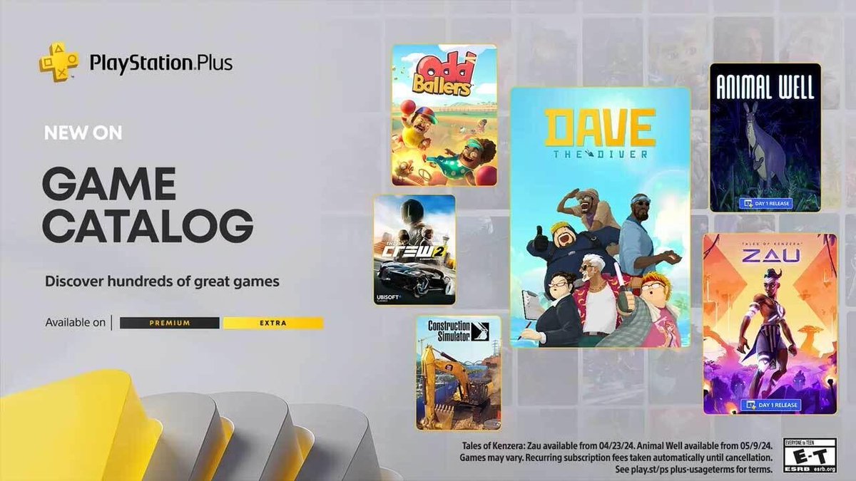 PlayStation Plus Game Catalog for April vro 😎