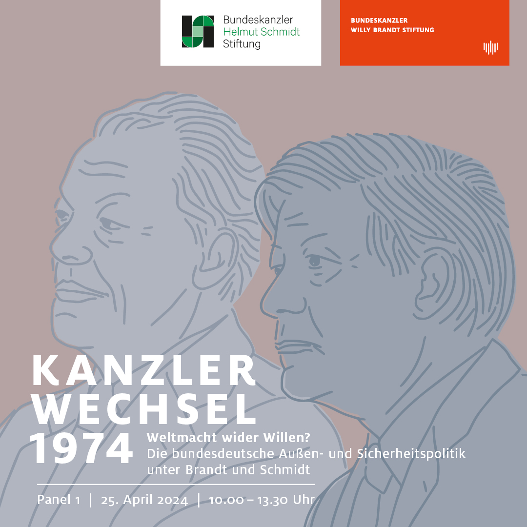 Die Konferenz #Kanzlerwechsel1974 beginnt am 25.4.: #AndreasLutsch, #KiranKlausPatel @PHE_Munich, #BerndRother, #MartinAlbers & @jana_puglierin diskutieren „Weltmacht wider Willen? Die bundesdeutsche Außen- und Sicherheitspolitik unter Brandt und Schmidt“. kanzlerwechsel1974.de