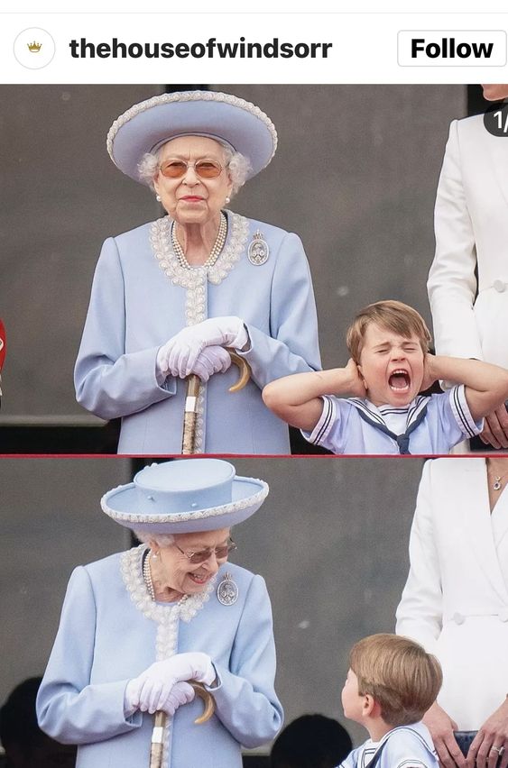 #PrincessAnne #PrinceGeorge  #QueenElizabethII and #PrinceLouis