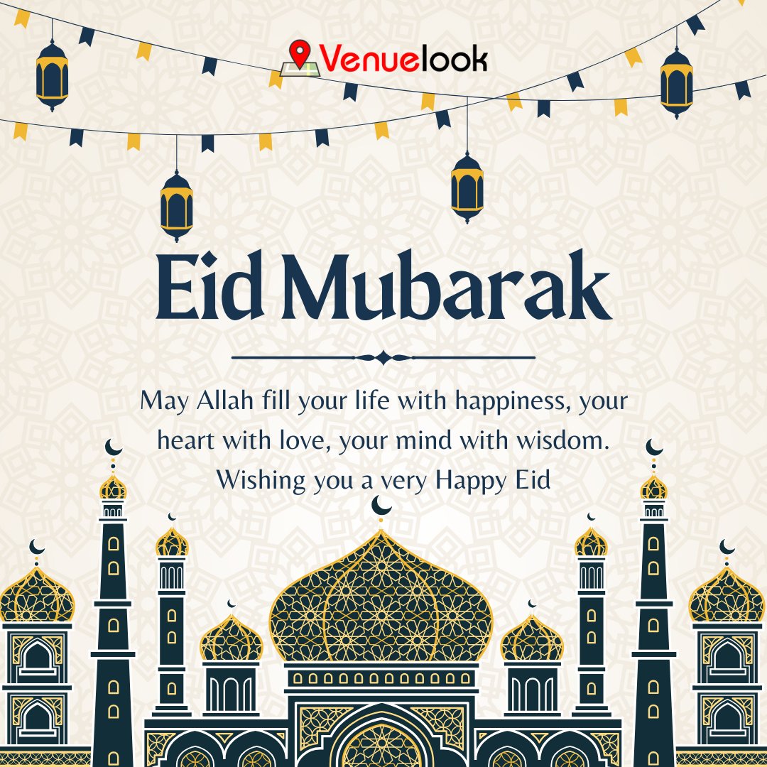 Wishing you and your loved ones a blessed celebration full of delicious moments and cherished memories. Eid Mubarak! . . . #eidmubarak #eidwishes #eid #eid2024 #eidulfitr #venuelook