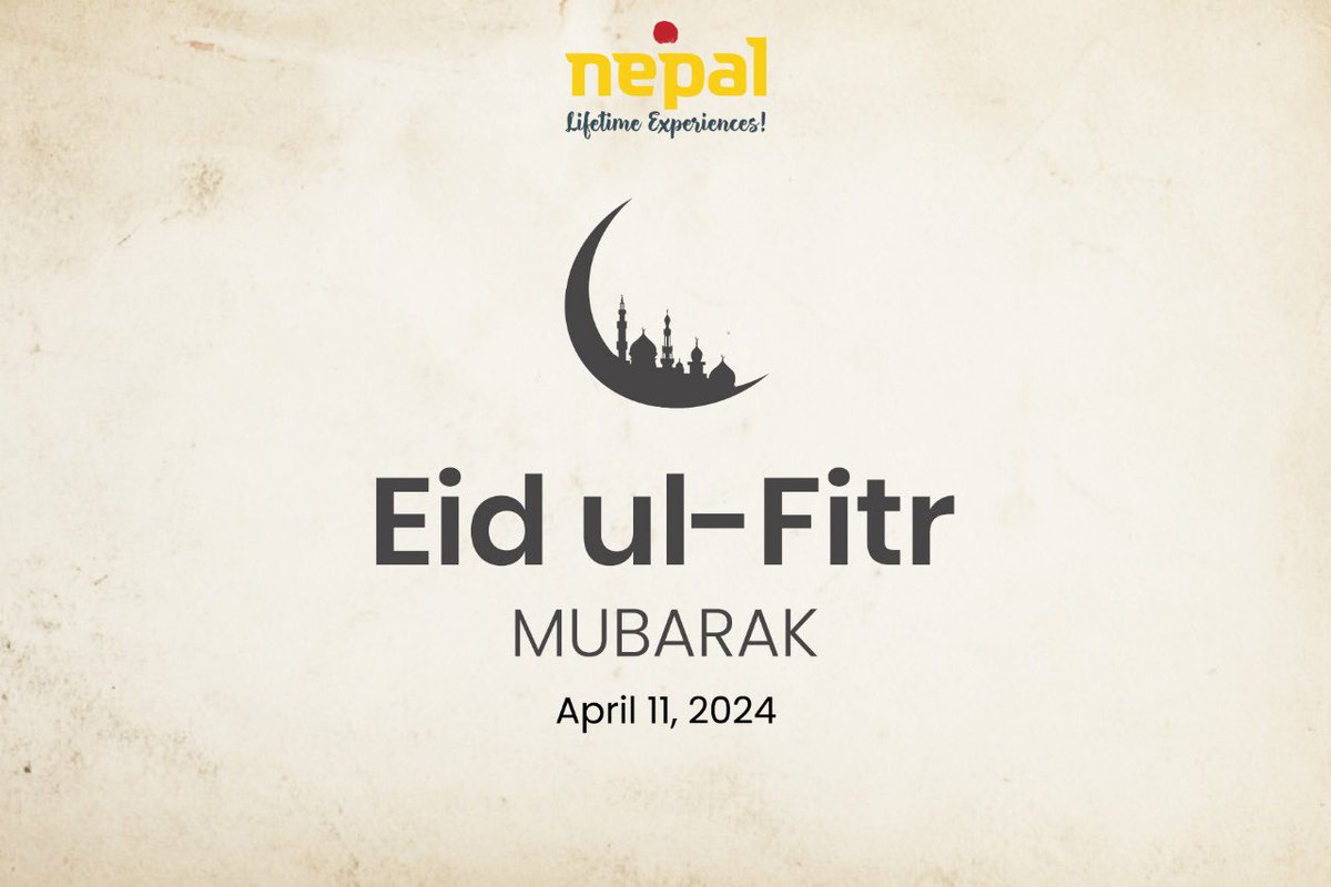 Wishing you a joy,peace and countless blessing on the auspicious occasion #Nepal #NepalNow #LifeTimeExperience #Eid2024