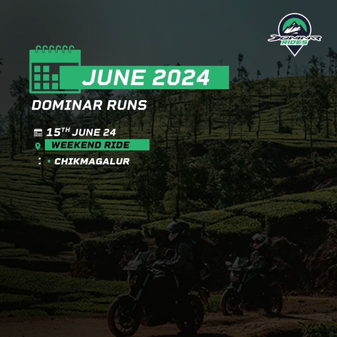 Get ready for a Dominar-powered Summer. Mark your calendar for the Dominar Runs near you. #DominarRuns #DontHoldBack #Dominar400 #Dominar250 #BajajDominar #Touring #LongDistanceTouring #DominarRides