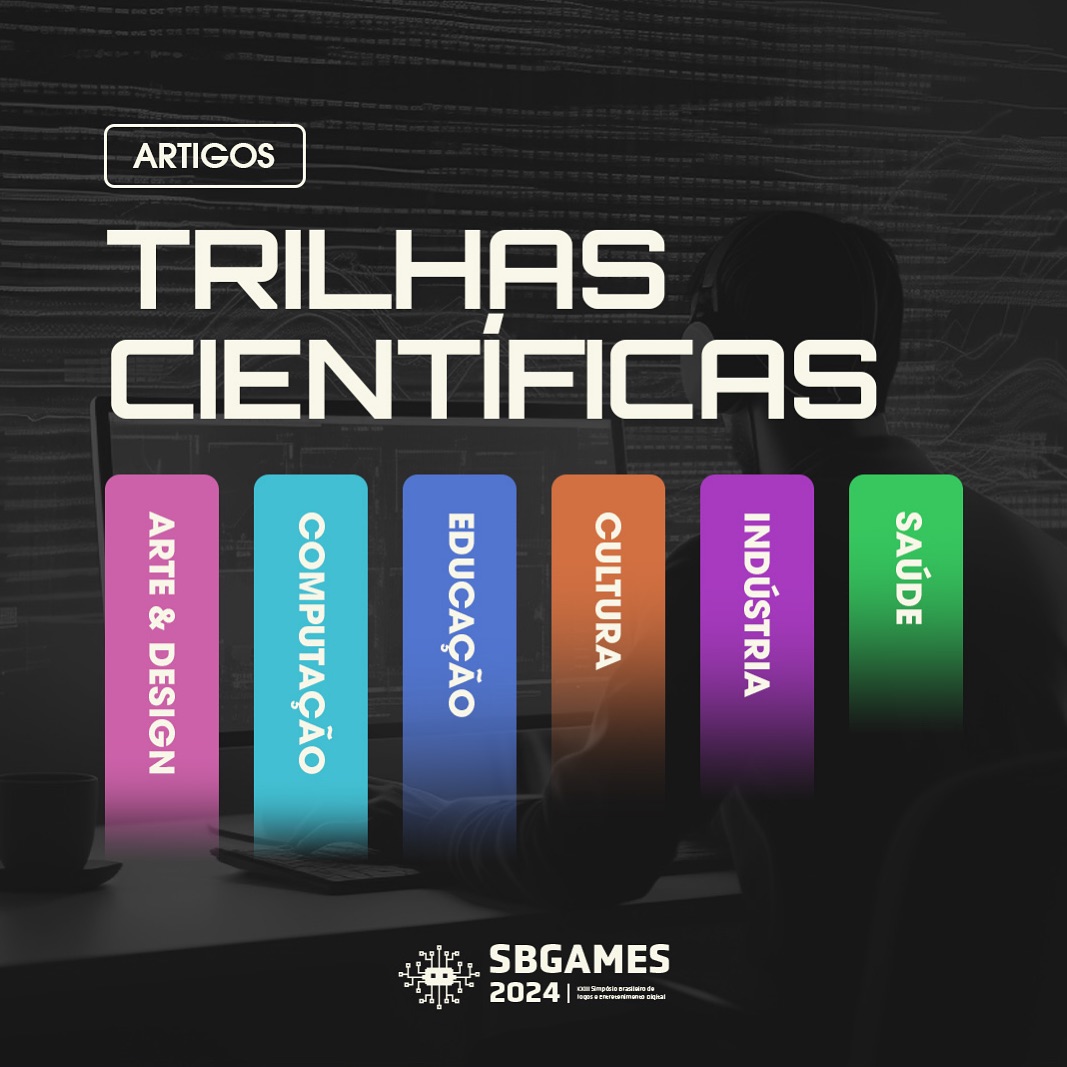 gameficados's tweet photo. 🕹️SBGAMES 2024
Submissão de artigos aberta para a SBGAMES 2024. Para mais informações acesse o perfil no instagram sbgames_oficial ou o link https://t.co/CCmjLCXJ3A https://t.co/zhjBSYGx17