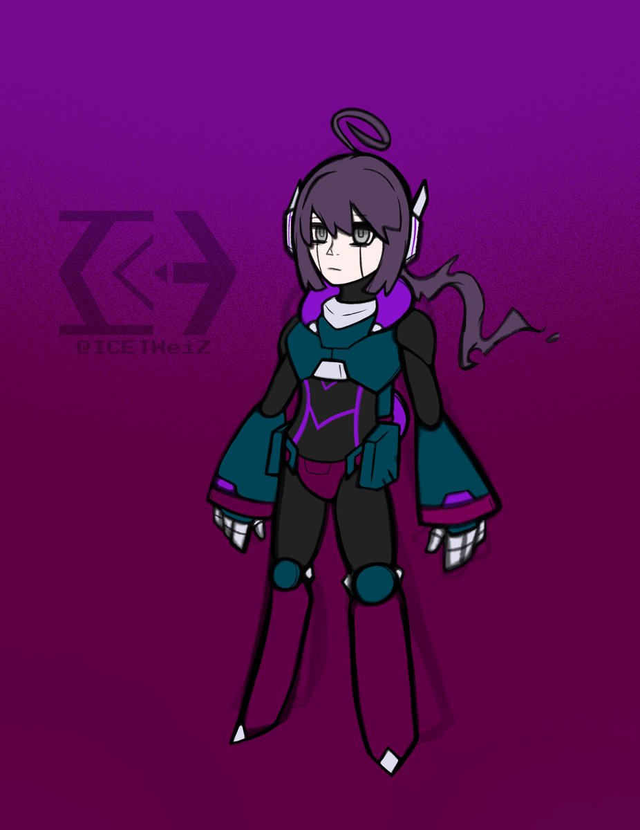 BLACKURRENT
Was already tempted to draw some robots. So here is a redesign of one of my oldest OC.