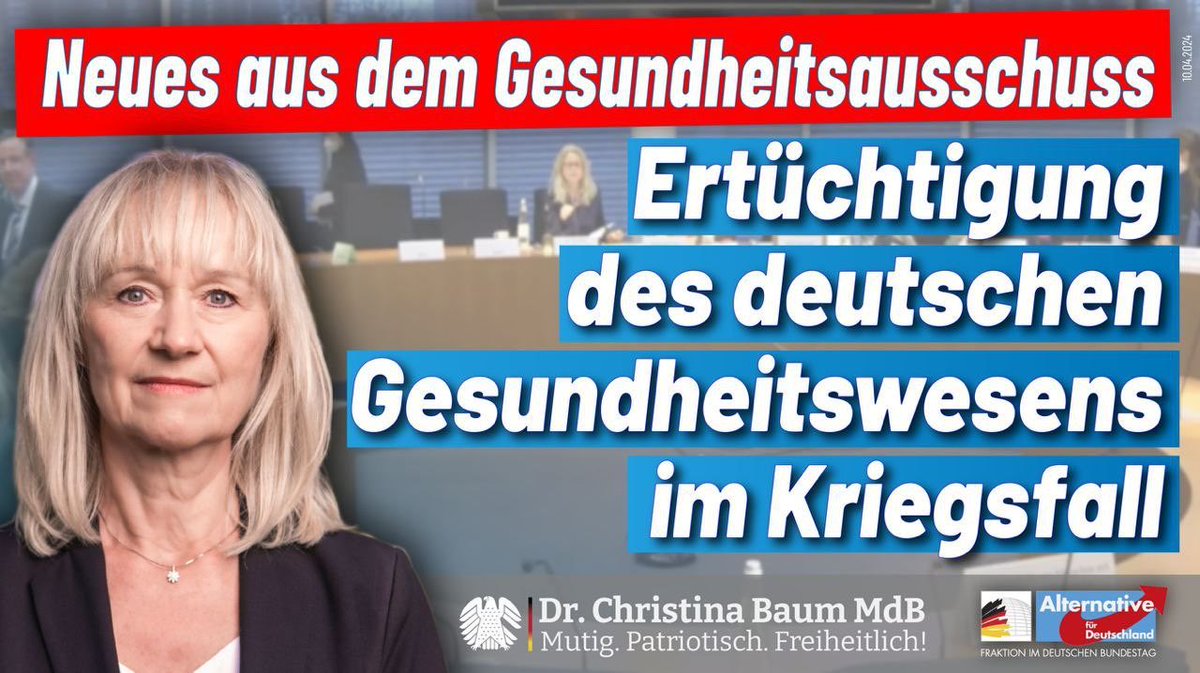 Eine bessere organisatorische und logistische Vernetzung der zivilen Krankenhäuser mit den Bundeswehrkrankenhäusern und dem Traumanetzwerken wird angestrebt, um eine große Anzahl von Verletzten versorgen zu können. Wir seien auf eine solche Situation nicht genügend vorbereitet…