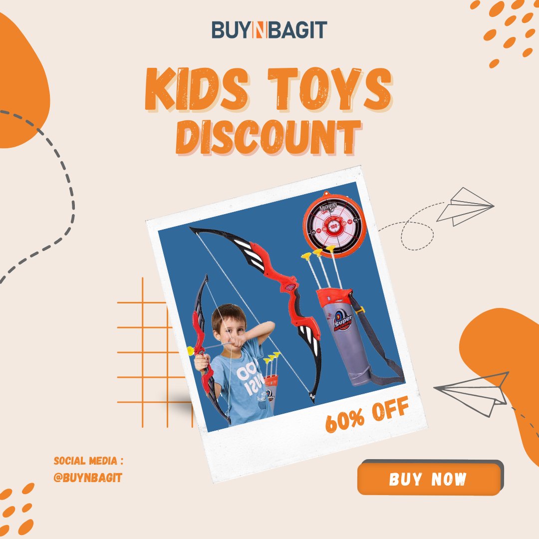 Enjoy big savings on all your favorite toys. Hurry, don't miss out on the fun! 🎉🧸

Shop Now : buynbagit.com

#ToySale #ToyMania #bestdeals #discountstore #shopnow #PromoAlert #watchlover #wristwatches #GameOn