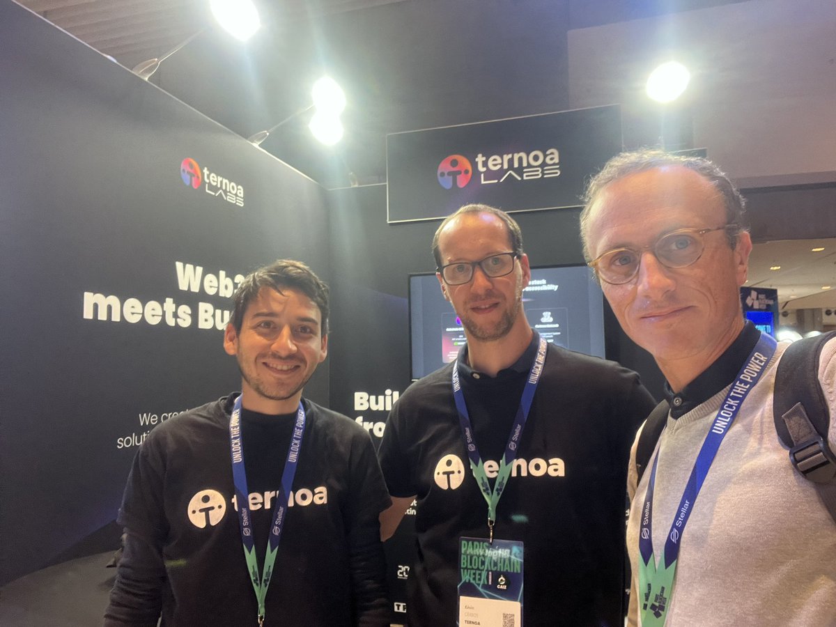 Gm, it’s always great to meet the @Ternoa_ family in @ParisBlockWeek ! They’re cooking hot stuff as usual 🔥🫡