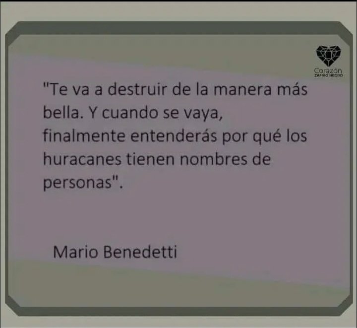 De manos de #MarioBenedetti