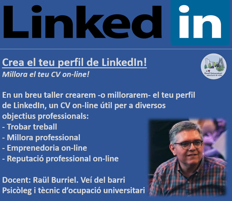 Taller gratuït. Dijous 18 d'abril. 19h. Honori Garcia 7.
Inscripció ací:
docs.google.com/forms/d/e/1FAI…