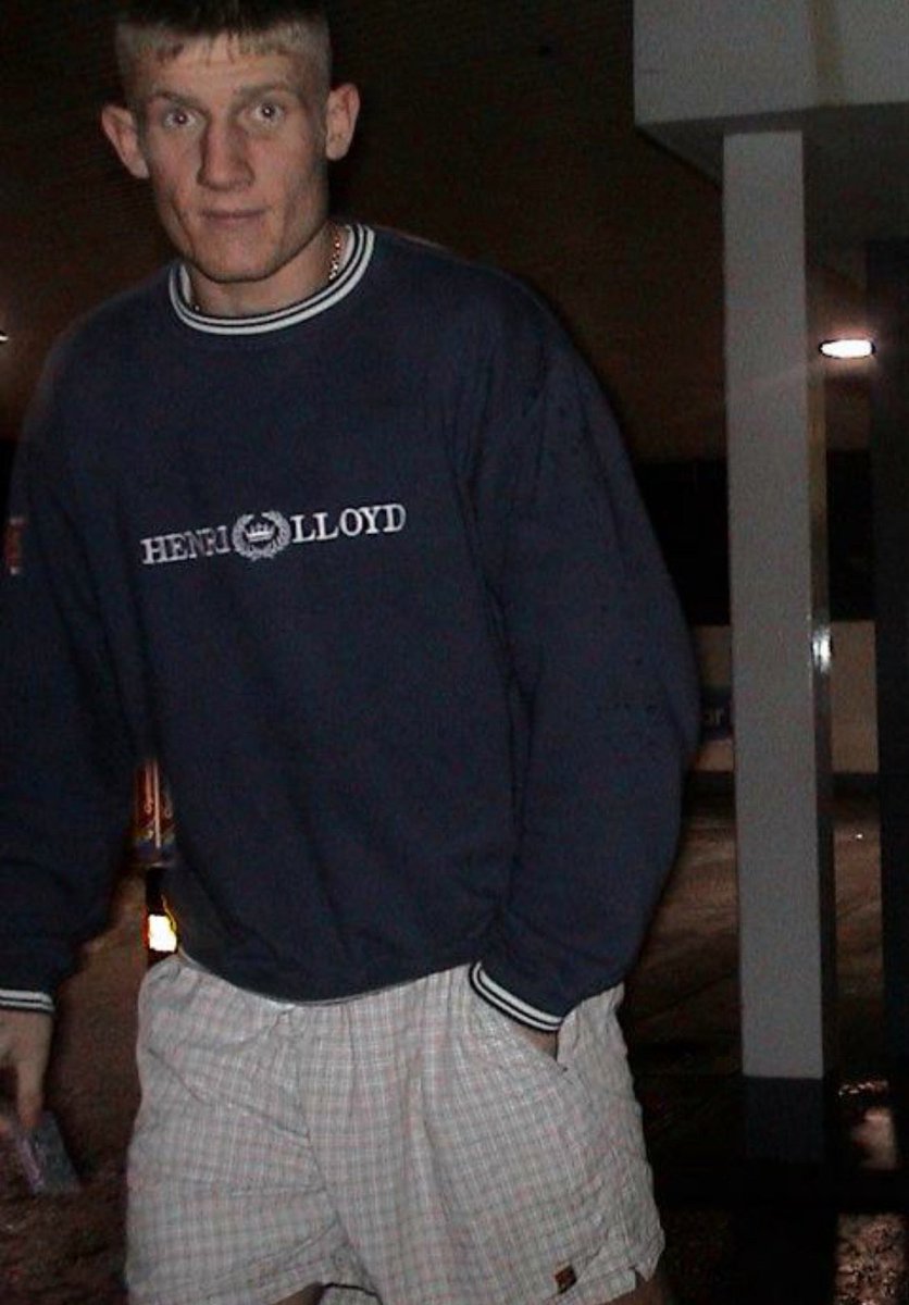 At the age of 16, in my last year at school, I decided, “I’m not going to do my GCSEs,” which was really stupid… I think the school and my parents should have made me do them, even though I didn’t end up needing them in my life. 

So in this pic, I’d just left school with zero