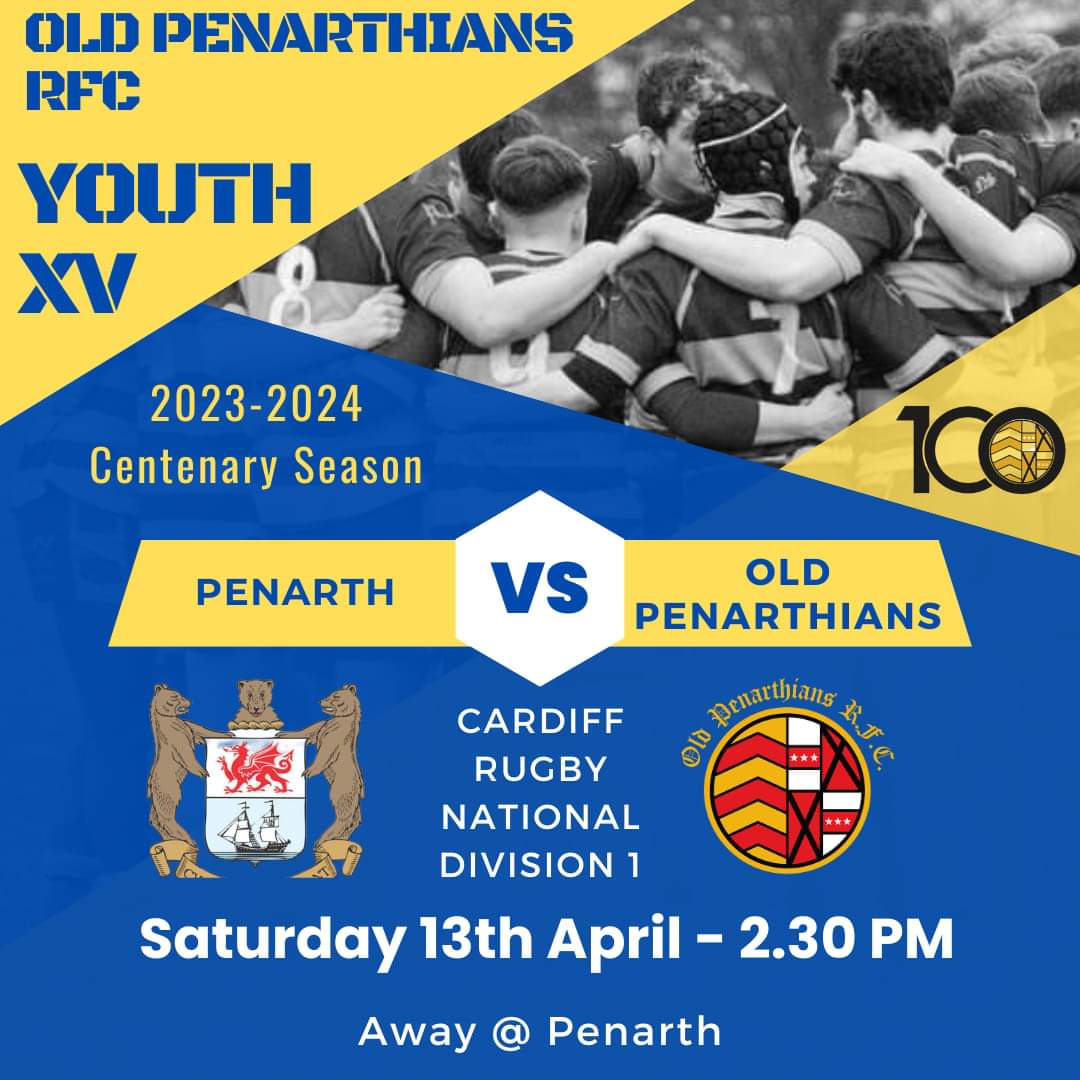 The #OldPensYouth also has a huge game this weekend. They are currently top of their league in an undefeated position and looking for another win. They make the long journey across Lavernock Road to play @PenarthRFC 🔵🏉🟡 @WRUyouth @DistrictBGMG @CardiffDistrict @AllWalesSport
