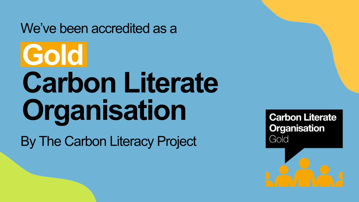NEWS | We've been recognised as a Gold Carbon Literate Organisation by the @Carbon_Literacy, highlighting our dedication towards tackling climate change, reducing our carbon emissions, and our commitment to working towards a zero carbon future. Read more:bitcni.org.uk/post-news/busi…