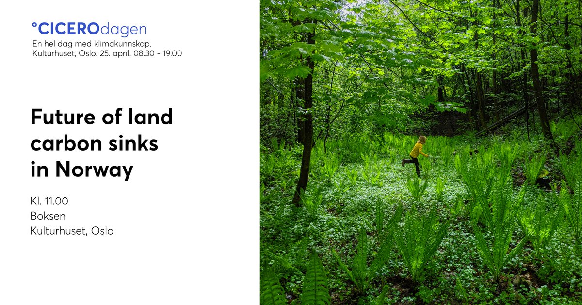 🌲Why is carbon uptake declining in Norwegian forests? How can forests be managed in a changing climate? Join us 25 April in Oslo or online with @Peters_Glen @rosie_a_fisher @Jo_Breidenbach @NIBIO_no @Bymiljoetaten Future of land carbon sinks in Norway (cicero.oslo.no)