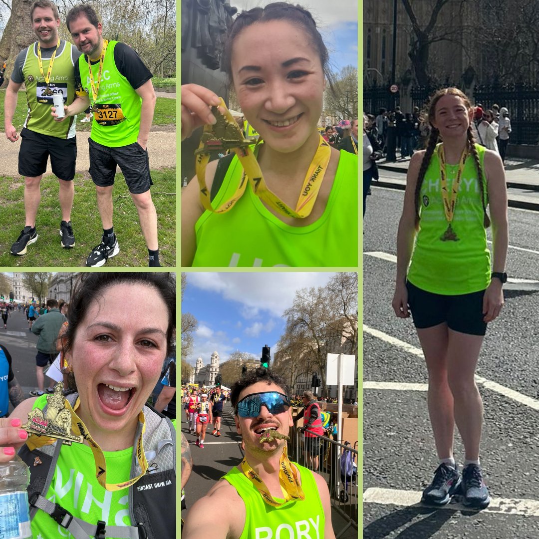 📣Feeling inspired by this year’s incredible #TeamAchingArms runners and fancy winning a shiny medal by taking on the iconic London Landmarks Half Marathon? Register your interest to join us in 2025: achingarms.beaconforms.com/form/51c9c766