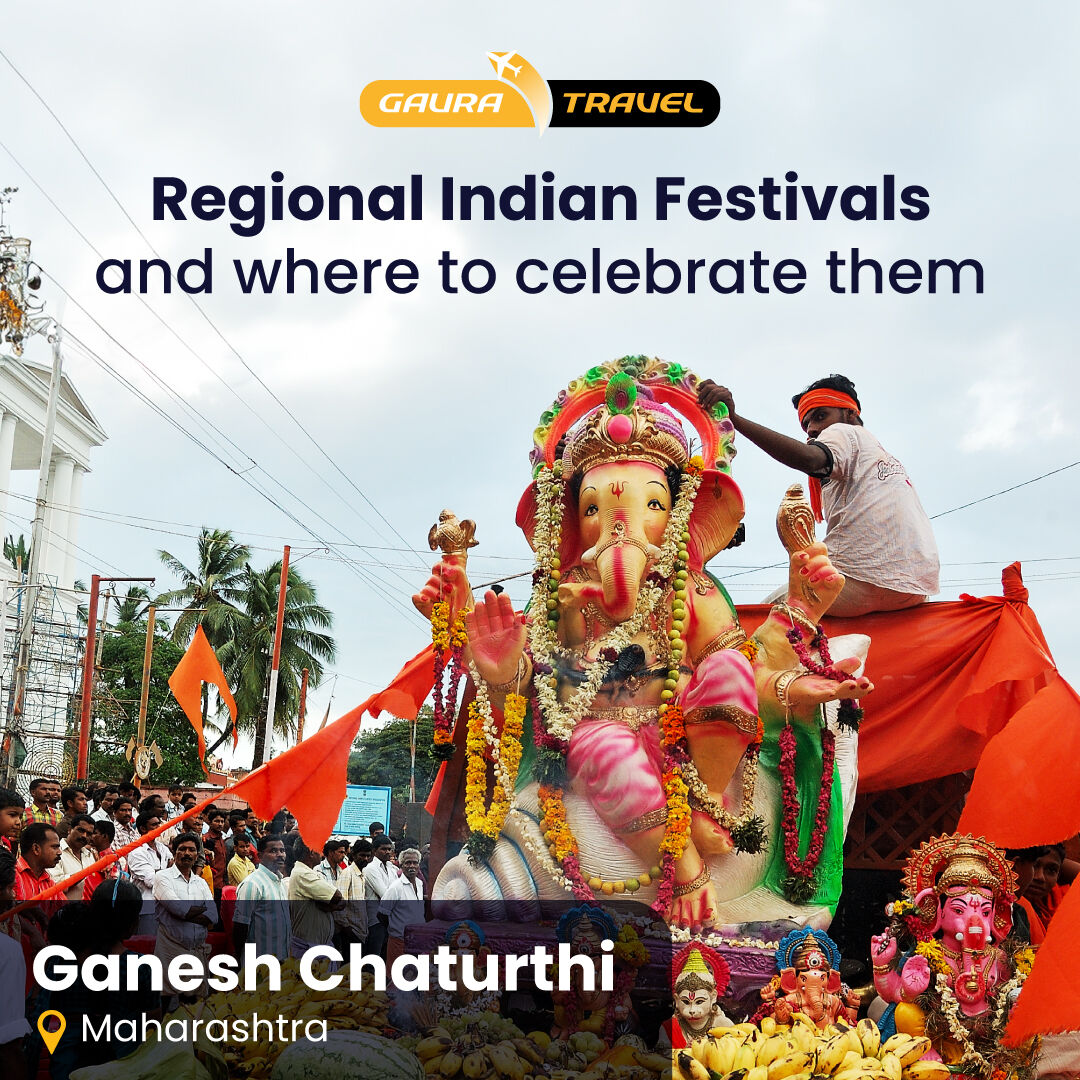 Discover India's diverse festivals 🎉 To read more about the myriad of festivals in India, visit bit.ly/4cIPLtD 🌍 #gauratravel #indiafestivals #indianfestivalsinaustralia #ganeshchaturthi #hornbillfestival #nagaland #hemis #ladakh #onam #kerala 🎊