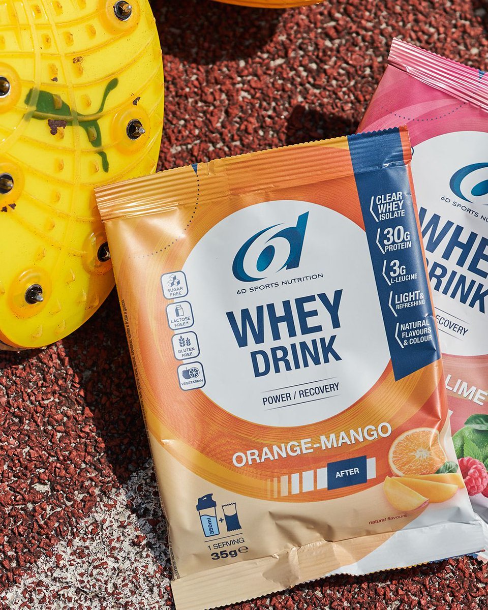 ✅ 30g clear whey protein isolate ✅ 3g L-Leucine ✅ Low in calories The 6d Whey Drink is a perfect solution for your recovery during spring season! 📷 credit: Sigfrid Eggers #inspiredbyathletes #drivenbyscience