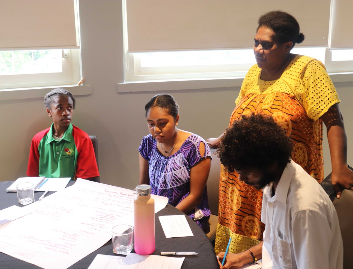 UNICEF Pacific (@unicefpacific) on Twitter photo In Vanuatu, a partnership between UNICEF, Ministry of Youth and the National Advisory Board brought together children and youths to discuss key issues of importance to them, ahead of #SIDS4 and #CYAS next month.
<a href="/UNICEFECA/">UNICEF Eastern Caribbean</a> <a href="/Sidsyouthaction/">SIDS Global Children Youth Action Summit</a> In Vanuatu, a partnership between UNICEF, Ministry of Youth and the National Advisory Board brought together children and youths to discuss key issues of importance to them, ahead of #SIDS4 and #CYAS next month.
<a href="/UNICEFECA/">UNICEF Eastern Caribbean</a> <a href="/Sidsyouthaction/">SIDS Global Children Youth Action Summit</a>