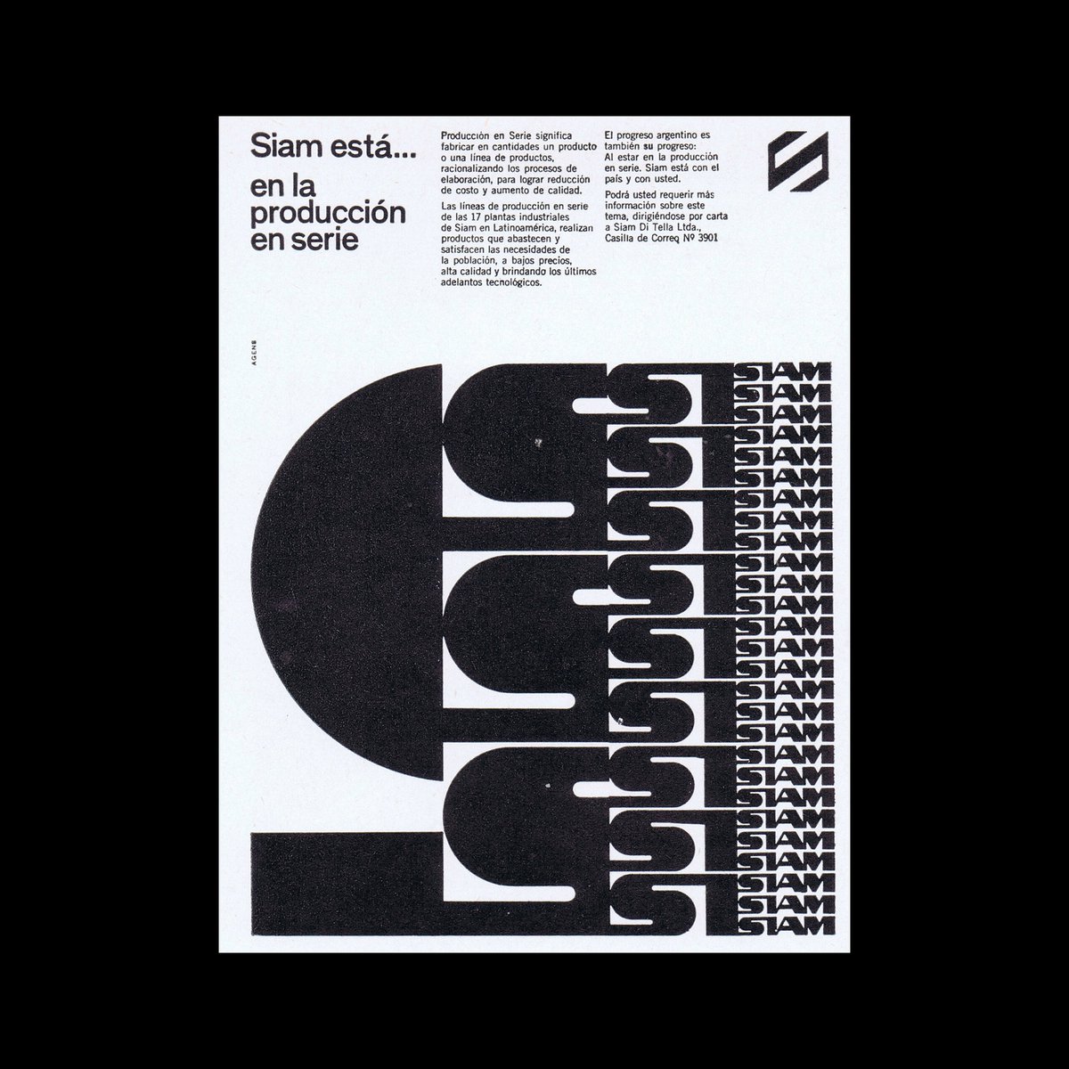 The design work of Gonzalez Ruiz, from Gebrauchsgraphik, 4, 1964 designreviewed.com/guillermo-gonz… #graphicdesign #argentina #vintagegraphics #typography