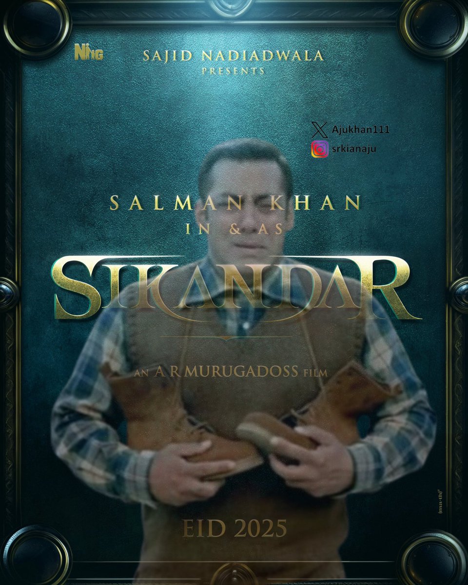 Get Ready For The Another Disappointment of #Eid2025 . #SalmanKhan in & as #Sikandar. Unofficial sequel of #Race franchise where Bhaijaan played OG Sikandar character if u remember😬😬😬