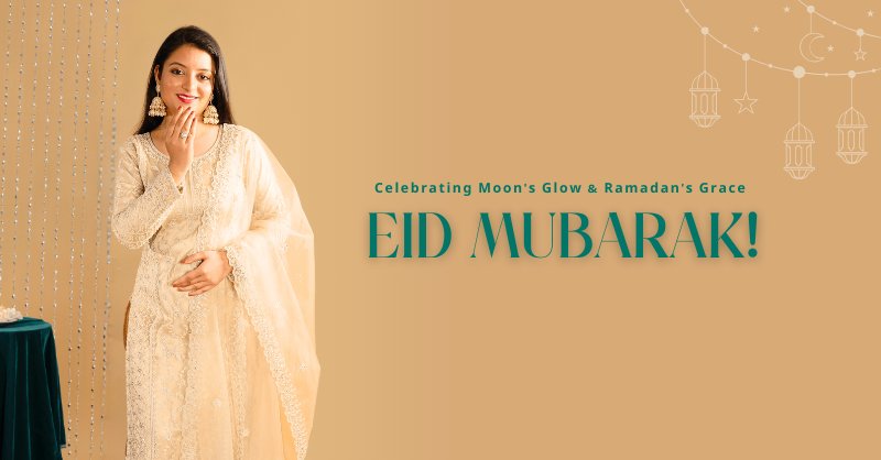 UtsavFashion's tweet photo. As the crescent moon marks the end of Ramadan🌙may this festive day bring Joy, Peace &amp; Blessings to your hearts.✨
Eid Mubarak!
#EidUlFitr #Eidmubarak2024 https://t.co/QXbi4EJ5YF