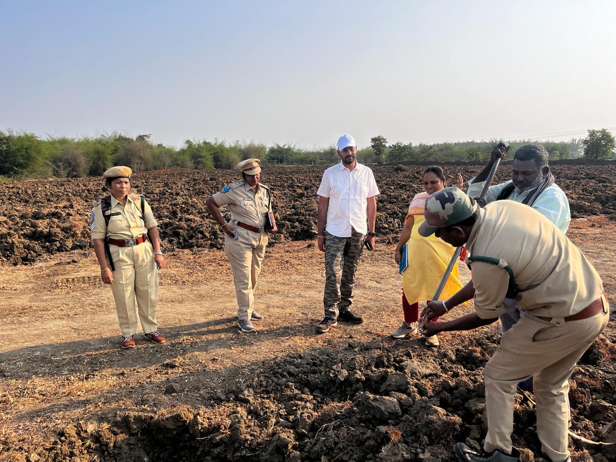 DFO KMM along with Sathupally team inspected the nursery, seed collection, advance operation and percolation tanks status for the summer season