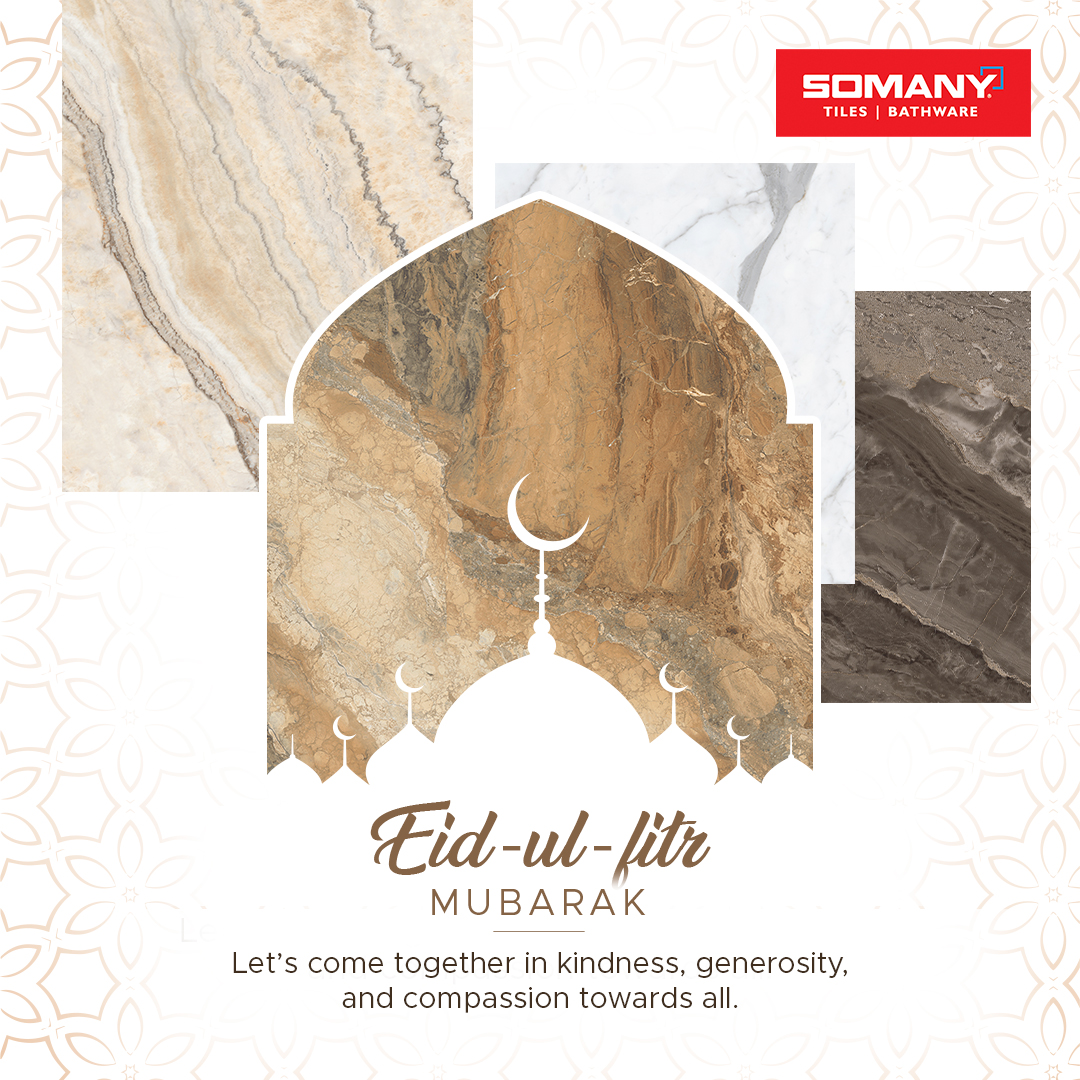 Let's gather under the celestial glow of togetherness and share the joy of this blessed occasion.
 Eid Mubarak to you and your family!
 
 #EidMubarak #SomanyCeramics #Celebration #CeramicTiles #HomeDecor #InteriorDesign #BeautifulSpaces #TileDesigns #HappyHomes #SomanyTiles